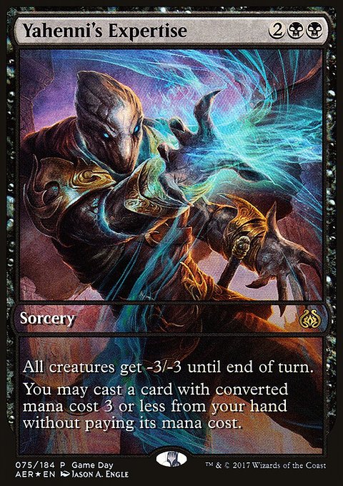 Yahenni's Expertise, Aether Revolt Promos #75, Magic: The Gathering card