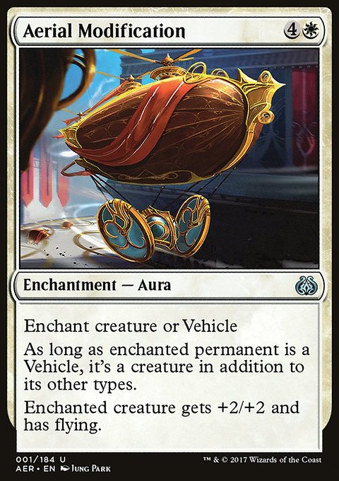 Aerial Modification, Aether Revolt #1, Magic: The Gathering card