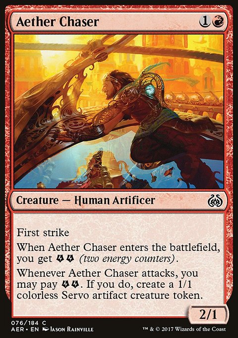 Aether Chaser, Aether Revolt #76, Magic: The Gathering card