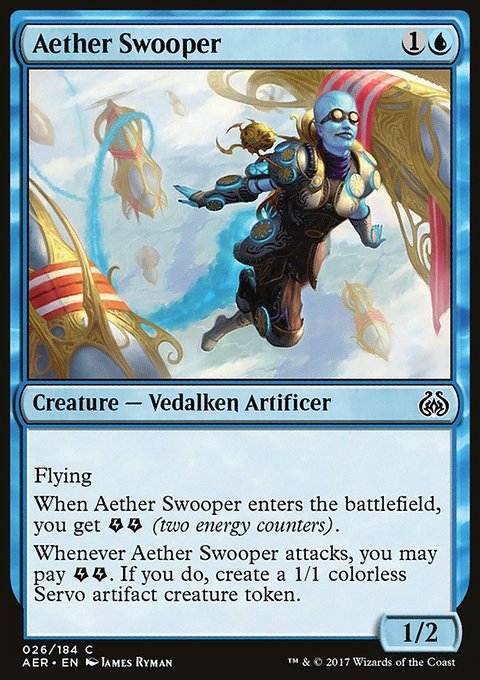 Aether Swooper, Aether Revolt #26, Magic: The Gathering card