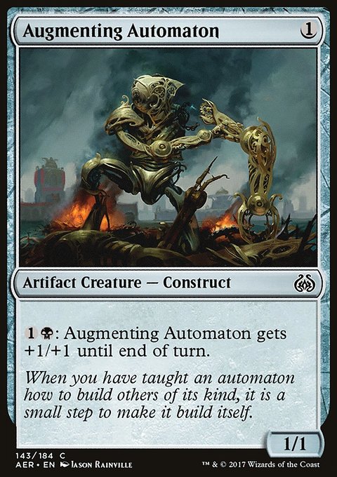 Augmenting Automaton, Aether Revolt #143, Magic: The Gathering card