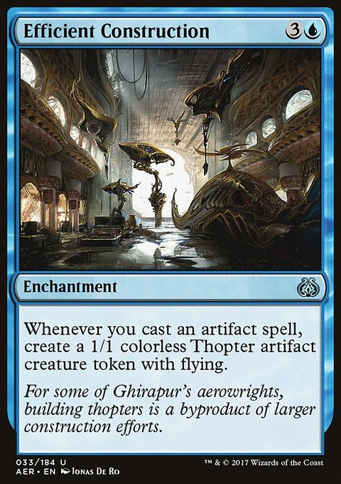Efficient Construction, Aether Revolt #33, Magic: The Gathering card