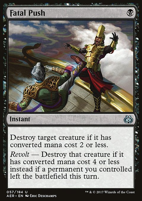 Fatal Push, Aether Revolt #57, Magic: The Gathering card