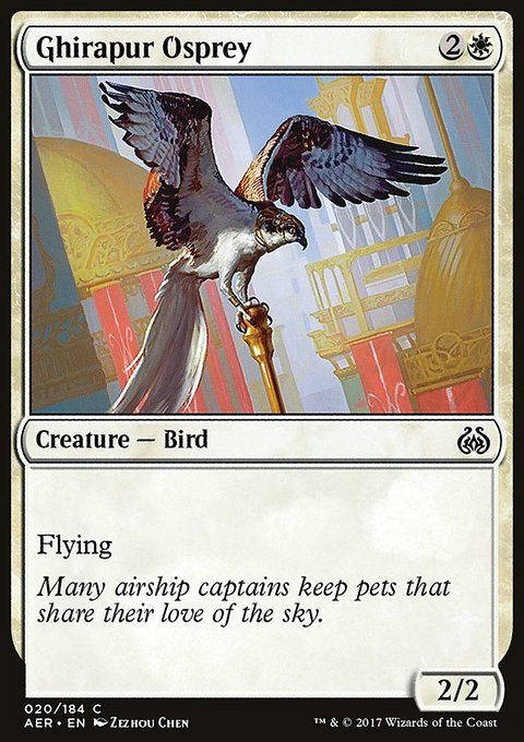 Ghirapur Osprey, Aether Revolt #20, Magic: The Gathering card