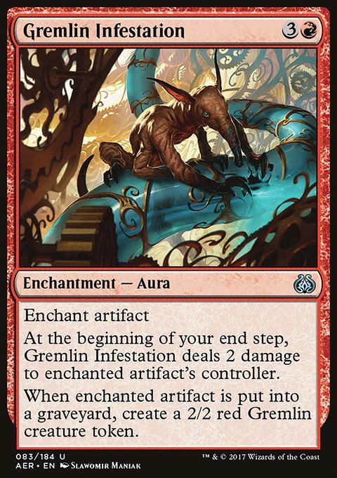 Gremlin Infestation, Aether Revolt #83, Magic: The Gathering card