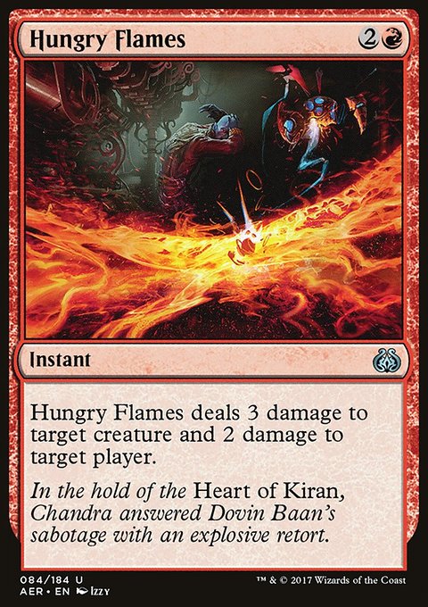 Hungry Flames, Aether Revolt #84, Magic: The Gathering card