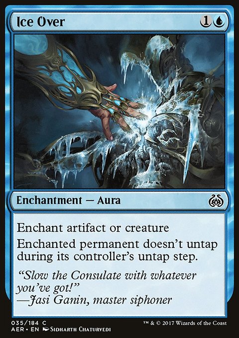 Ice Over, Aether Revolt #35, Magic: The Gathering card