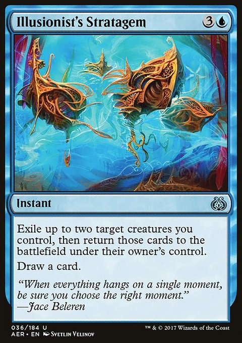 Illusionist's Stratagem, Aether Revolt #36, Magic: The Gathering card