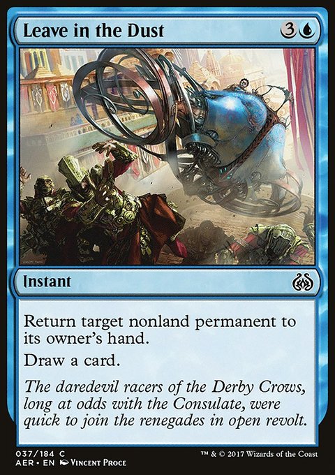 Leave in the Dust, Aether Revolt #37, Magic: The Gathering card