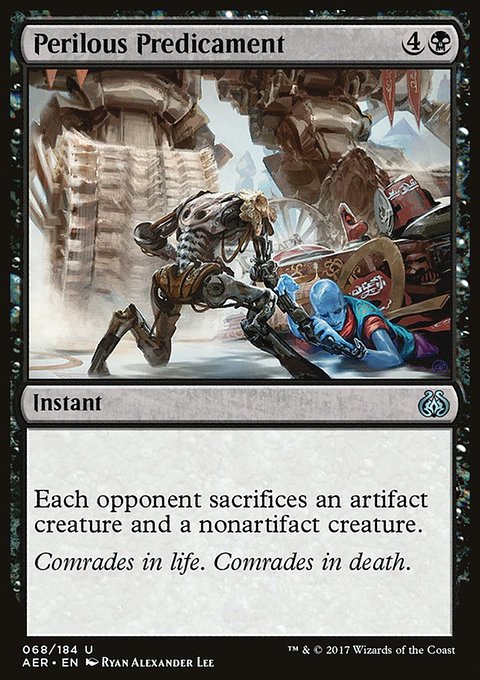 Perilous Predicament, Aether Revolt #68, Magic: The Gathering card