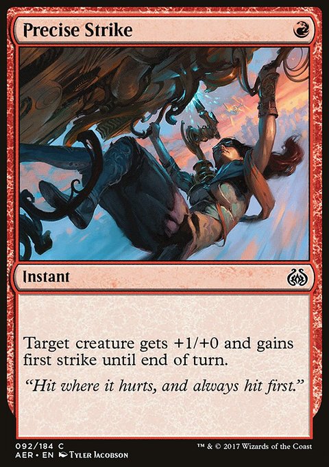 Precise Strike, Aether Revolt #92, Magic: The Gathering card