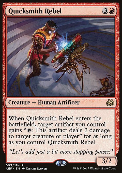 Quicksmith Rebel, Aether Revolt #93, Magic: The Gathering card
