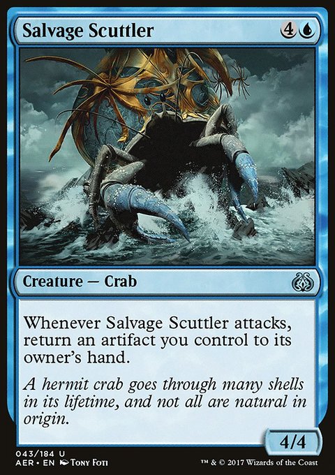 Salvage Scuttler, Aether Revolt #43, Magic: The Gathering card