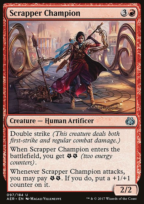 Scrapper Champion, Aether Revolt #97, Magic: The Gathering card
