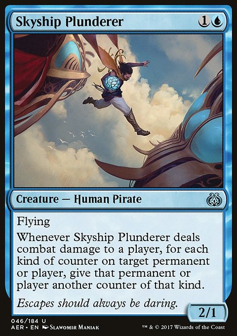 Skyship Plunderer, Aether Revolt #46, Magic: The Gathering card