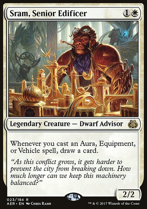 Sram, Senior Edificer, Aether Revolt #23, Magic: The Gathering card