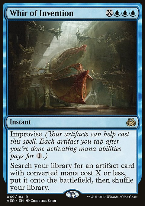 Whir of Invention, Aether Revolt #49, Magic: The Gathering card