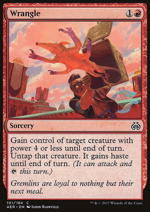 Wrangle, Aether Revolt #101†, Magic: The Gathering card