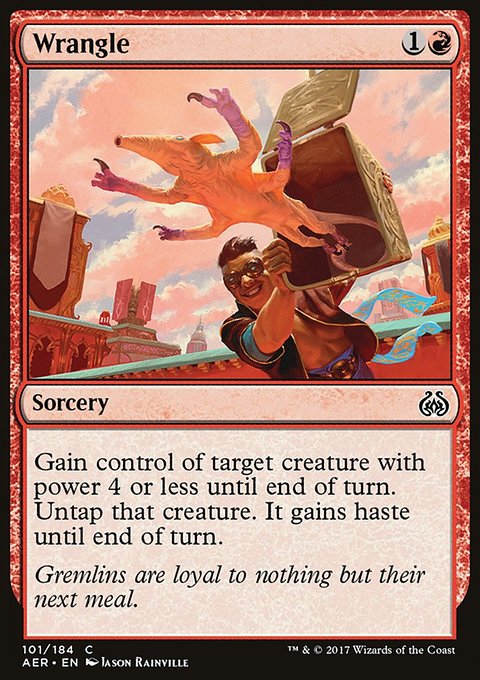 Wrangle, Aether Revolt #101, Magic: The Gathering card