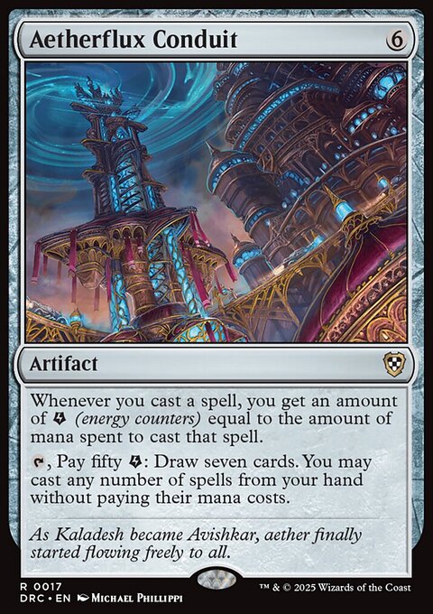 Aetherflux Conduit, Aetherdrift Commander #17, Magic: The Gathering card