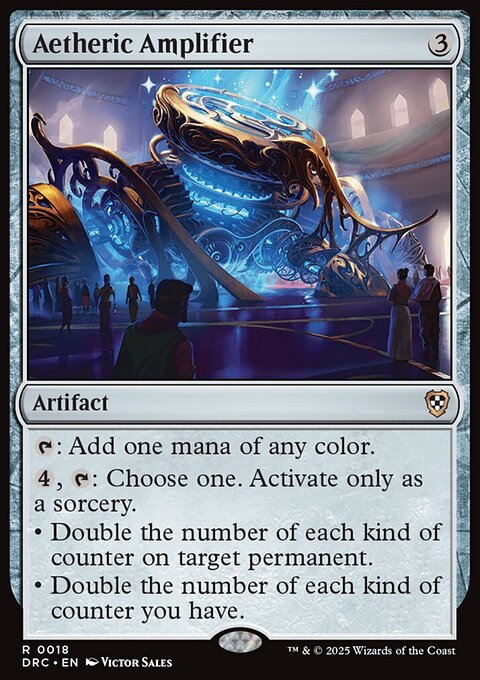 Aetheric Amplifier, Aetherdrift Commander #18, Magic: The Gathering card