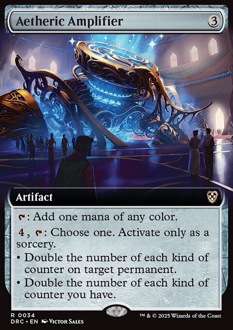 Aetheric Amplifier, Aetherdrift Commander #34, Magic: The Gathering card