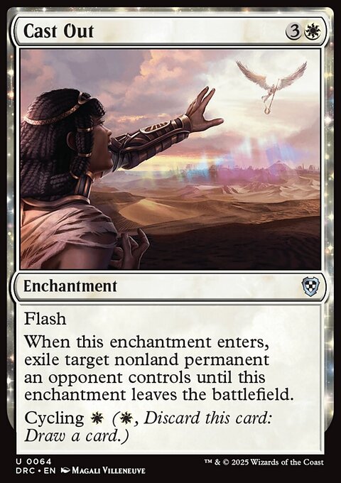 Cast Out, Aetherdrift Commander #64, Magic: The Gathering card