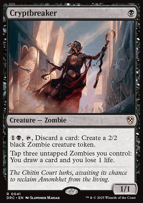 Cryptbreaker, Aetherdrift Commander #41, Magic: The Gathering card