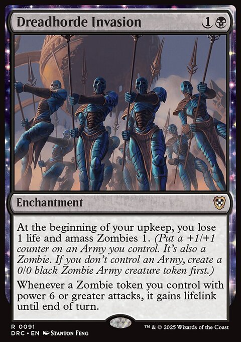 Dreadhorde Invasion, Aetherdrift Commander #91, Magic: The Gathering card