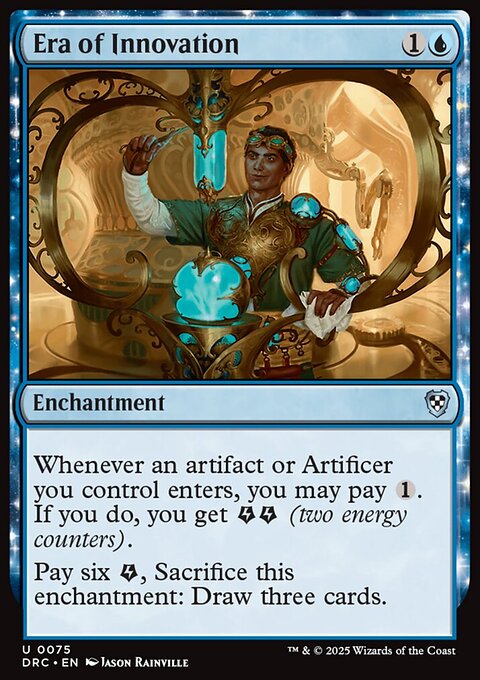 Era of Innovation, Aetherdrift Commander #75, Magic: The Gathering card