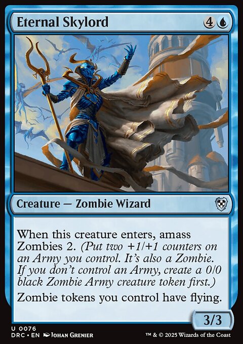 Eternal Skylord, Aetherdrift Commander #76, Magic: The Gathering card