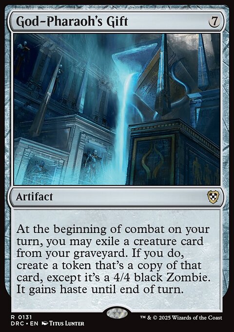God-Pharaoh's Gift, Aetherdrift Commander #131, Magic: The Gathering card