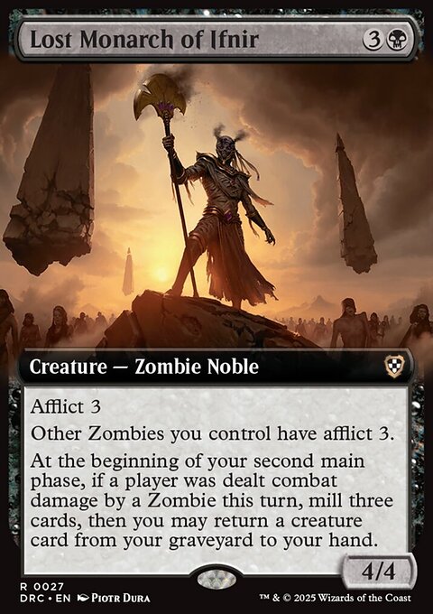 Lost Monarch of Ifnir, Aetherdrift Commander #27, Magic: The Gathering card
