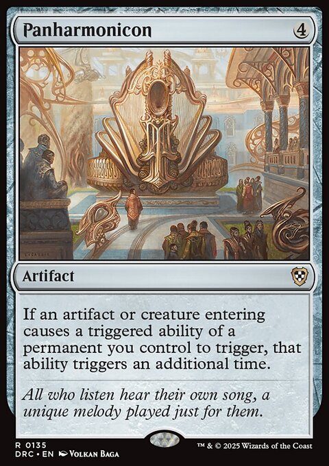 Panharmonicon, Aetherdrift Commander #135, Magic: The Gathering card