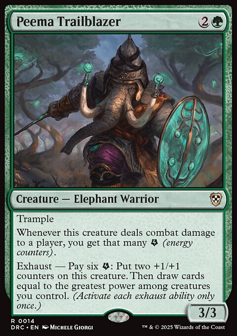 Peema Trailblazer, Aetherdrift Commander #14, Magic: The Gathering card