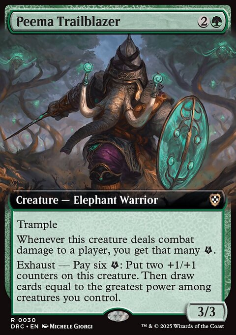 Peema Trailblazer, Aetherdrift Commander #30, Magic: The Gathering card