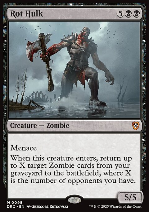 Rot Hulk, Aetherdrift Commander #98, Magic: The Gathering card