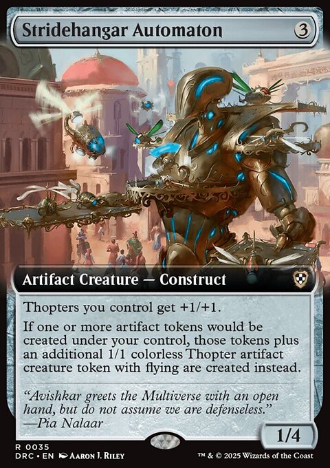 Stridehangar Automaton, Aetherdrift Commander #35, Magic: The Gathering card