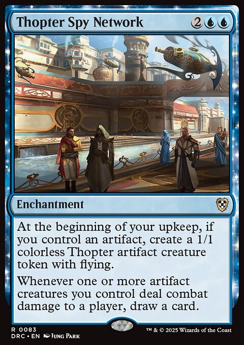 Thopter Spy Network, Aetherdrift Commander #83, Magic: The Gathering card