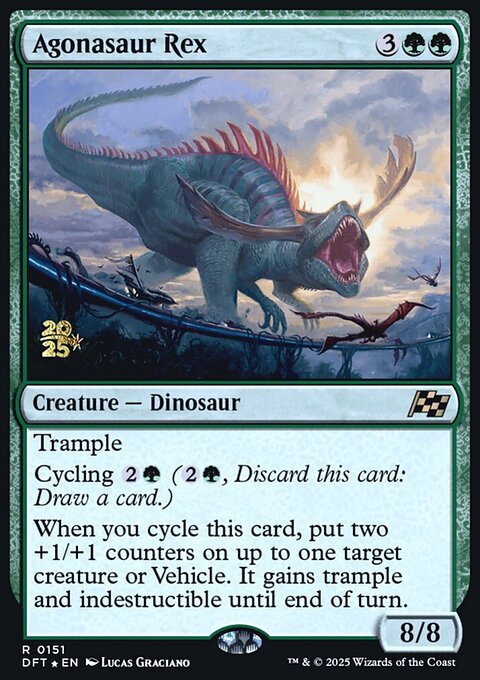Agonasaur Rex, Aetherdrift Promos #151s, Magic: The Gathering card