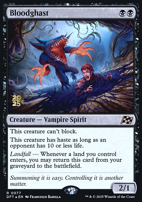 Bloodghast, Aetherdrift Promos #77s, Magic: The Gathering card