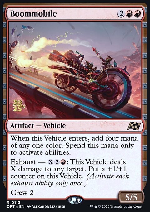 Boommobile, Aetherdrift Promos #113s, Magic: The Gathering card
