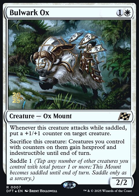 Bulwark Ox, Aetherdrift Promos #7s, Magic: The Gathering card