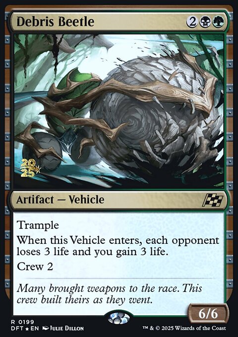 Debris Beetle, Aetherdrift Promos #199s, Magic: The Gathering card