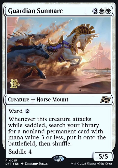 Guardian Sunmare, Aetherdrift Promos #15s, Magic: The Gathering card