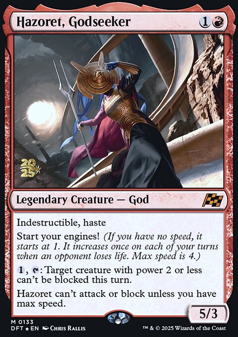 Hazoret, Godseeker, Aetherdrift Promos #133s, Magic: The Gathering card