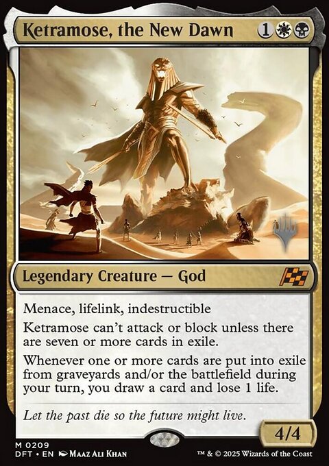Ketramose, the New Dawn, Aetherdrift Promos #209p, Magic: The Gathering card