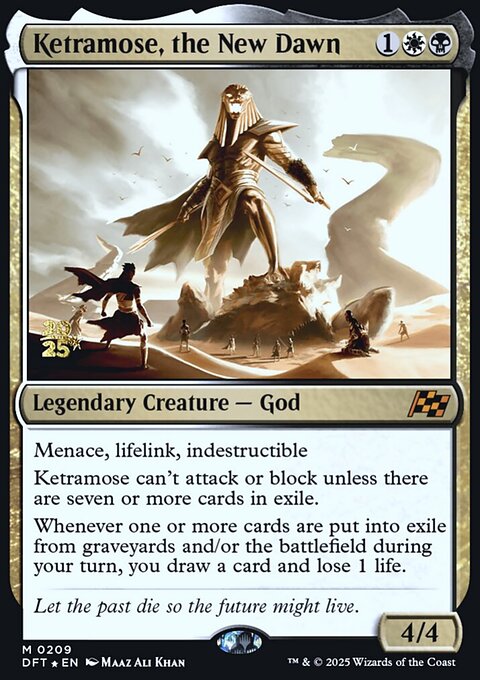 Ketramose, the New Dawn, Aetherdrift Promos #209s, Magic: The Gathering card
