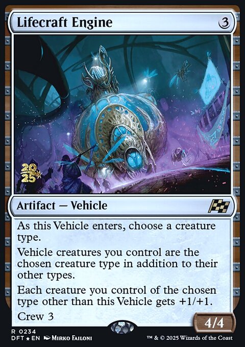 Lifecraft Engine, Aetherdrift Promos #234s, Magic: The Gathering card