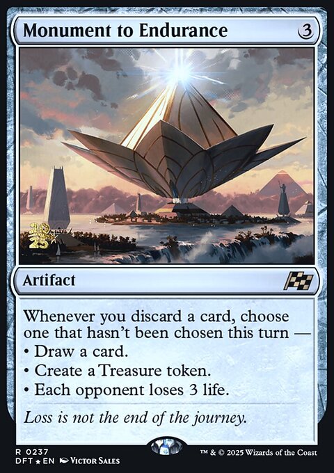 Monument to Endurance, Aetherdrift Promos #237s, Magic: The Gathering card